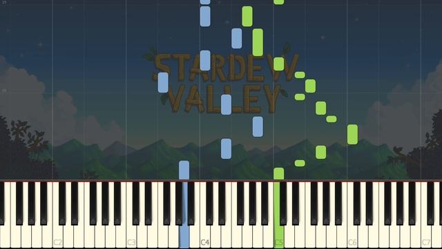 The Stardrop Saloon - Stardew Valley [Piano Tutorial] (Synthesia) смотреть онлайн