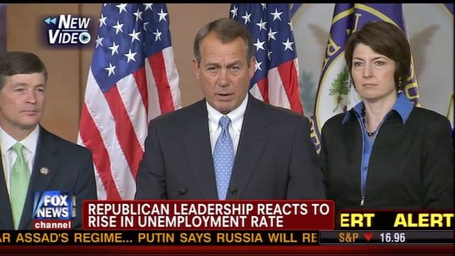 House Republicans react to jobs report смотреть онлайн
