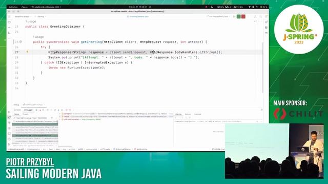J-Spring 2023: Sailing Modern Java - Piotr Przybyl смотреть онлайн