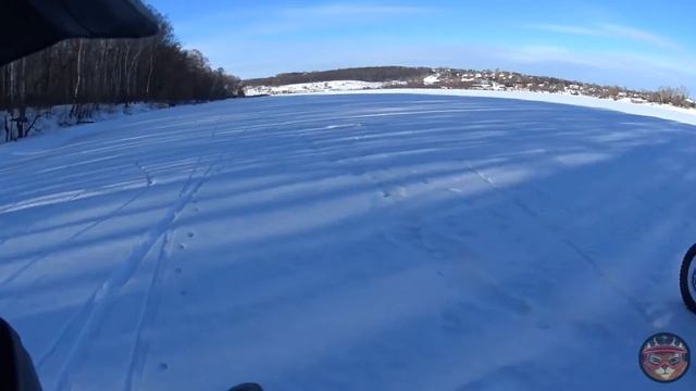 Зимой на мотоцикле Irbis ttr 125R по водохранилищу смотреть онлайн