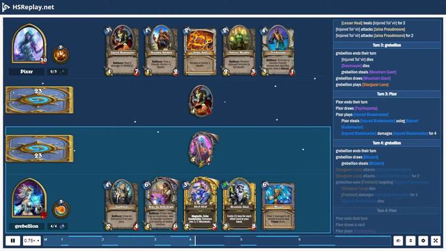 ProGaming - Hearthstone, Combo Priest(3) vs Control Mage(3) by Pixxr and grebellion, Ranked - Sta.. смотреть онлайн
