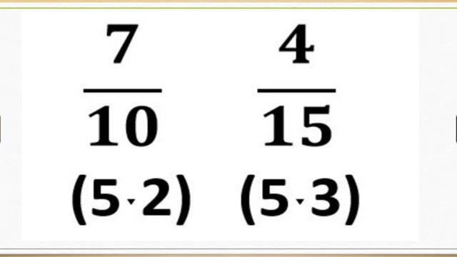 СРАВНЕНИЕ ДРОБЕЙ. ТРИ СПОСОБА
