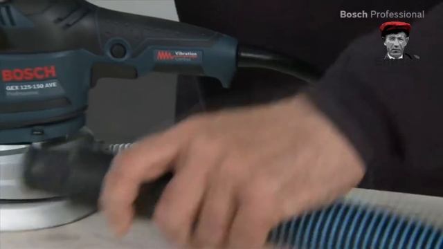 Эксцентриковая шлифмашина Bosch GEX 125 150 AVE смотреть онлайн