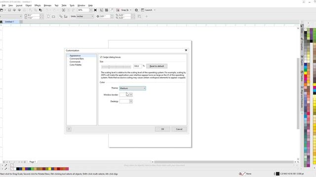 How to Change Color Theme, Border, Desktop in CorelDraw 2019 tutorial by, Amjad смотреть онлайн