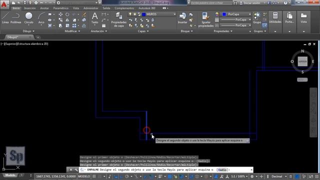 Autocad - 1/3 Dibujar el plano de una casa paso a paso en Autocad. Tutorial en español HD смотреть онлайн