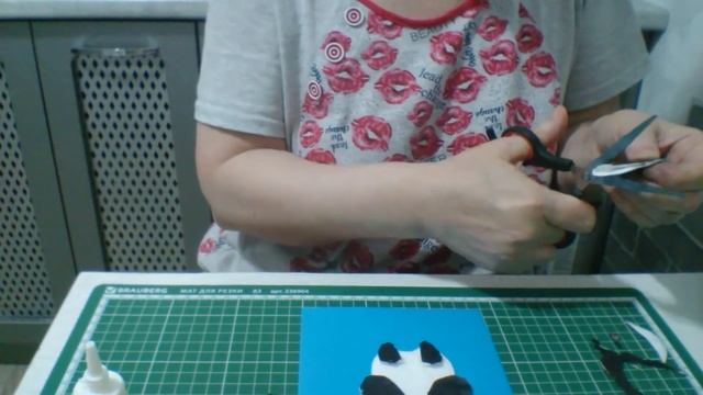Панда - аппликации из ватных дисков. Что можно сделать из ватных дисков. смотреть онлайн