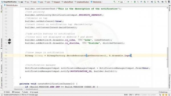 Android Notifications - 03 Image Expandable