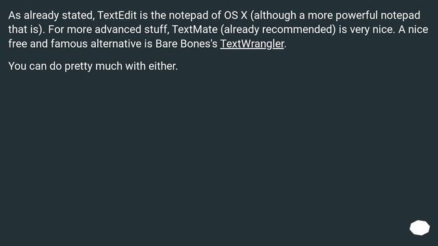 What is the closest thing to Windows notepad on the Mac? смотреть онлайн