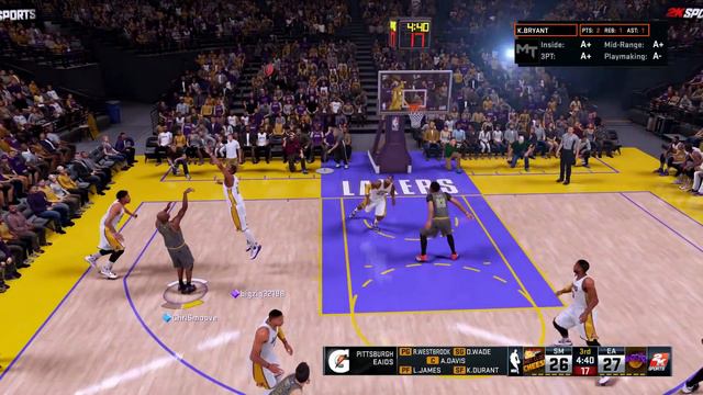NBA 2K16 PS4 My Team - Diamond Kobe Ankle Breaker! смотреть онлайн
