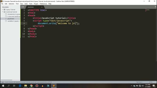 JavaScript tutorial in Hindi | Syntax of JavaScript (Part-03) смотреть онлайн