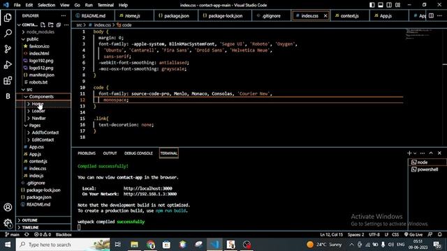 contact list react skill test смотреть онлайн