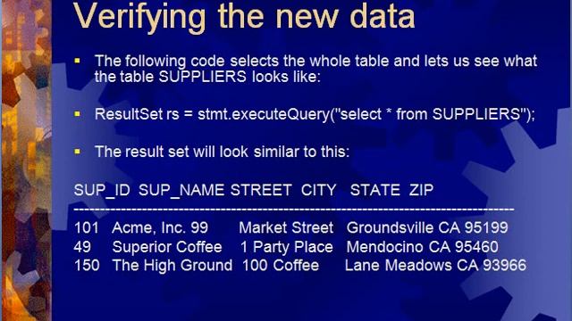 JDBC 2 : Java based data access technology смотреть онлайн