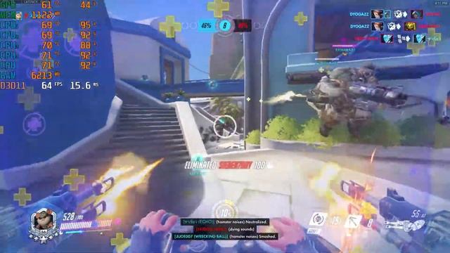 Overwatch Gameplay Benchmark on i5 7400 - GTX 1050 Ti - 1080p - April 2020 смотреть онлайн