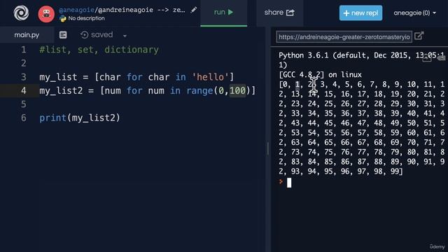 Python List Comprehensions - Python Full Course for Beginners 2023 смотреть онлайн