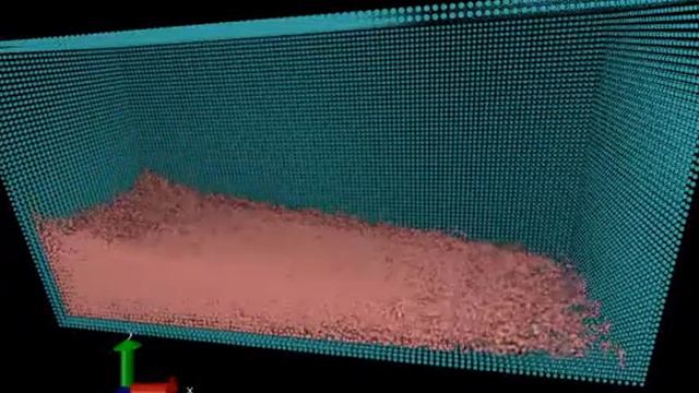 Dam Break SPH simulation by CUDA