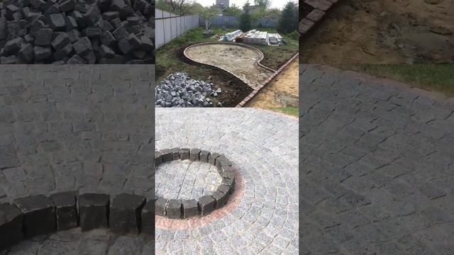 гранитная брусчатка галтованная Покост Харьков Плитакс #plitax смотреть онлайн
