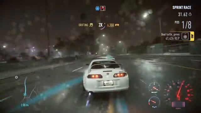 NFS 2015 Toyota Supra MK4 vs Ferrari 458 Italia смотреть онлайн