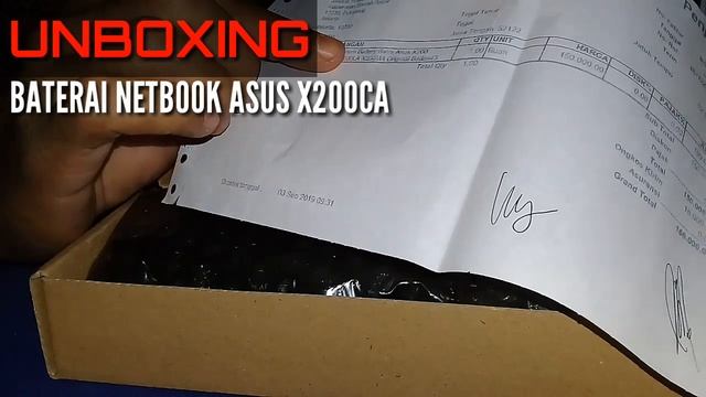 Unboxing Baterai || Netbook Asus X200CA