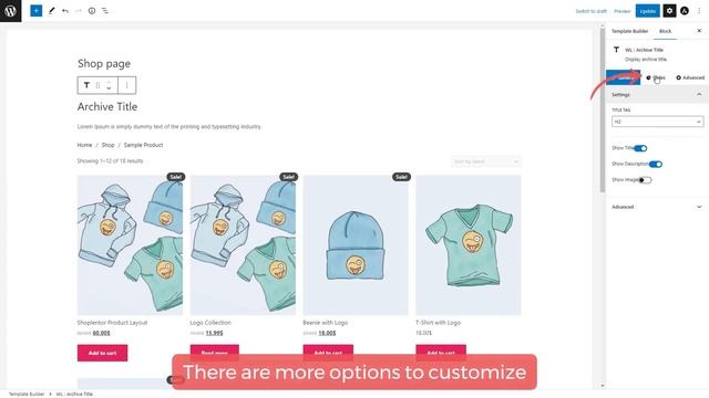 How to Add Archive Title Gutenberg Block using ShopLentor (formally WooLentor) смотреть онлайн