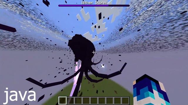 Crackers Wither Storm in Minecraft Java VS Bedrock смотреть онлайн