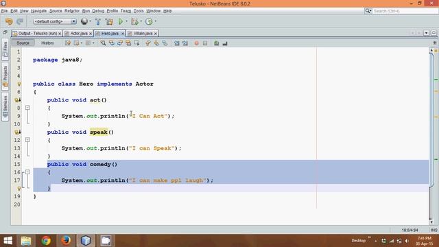 17.6 Why we should not modify Java Interfaces once they are published смотреть онлайн