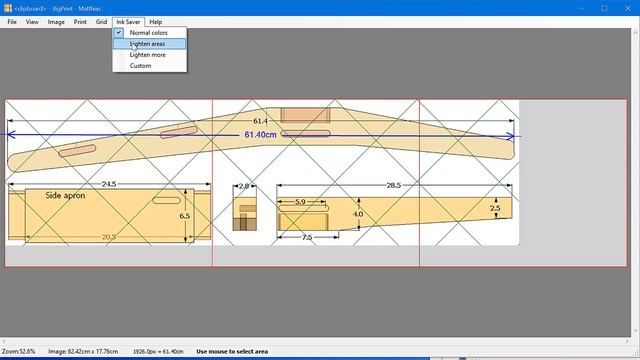 Making 1:1 templates with my BigPrint program смотреть онлайн