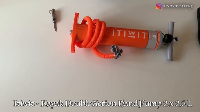 Decathlon / Itiwit / Kayak Double Action Hand Pump 2 x 2.6 L / Orange смотреть онлайн