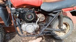 Тула с двигателем от мотоблока и КПП муравей краткий обзор