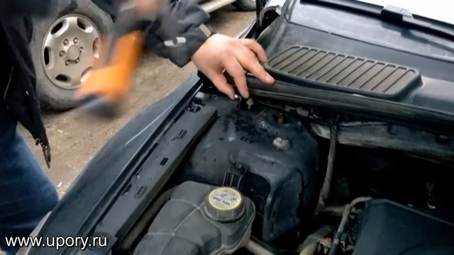 Установка амортизаторов (упоров) капота для Ford Mondeo IV от upory.ru смотреть онлайн