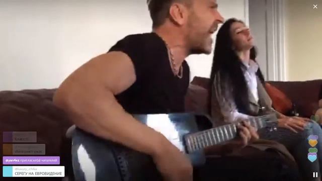 Шнур в окружении блондинки и брюнетки орет песни / Перископ Шнурова 2016 на TopPeriscope.Ru смотреть онлайн