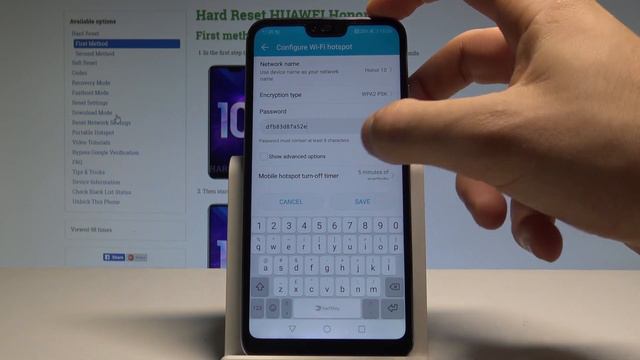 How To Enable Portable Hotspot On Honor 10 - Wi-Fi Share |HardReset.Info