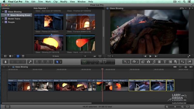 Learn To Organize The Timeline in FCP X (10.1) смотреть онлайн