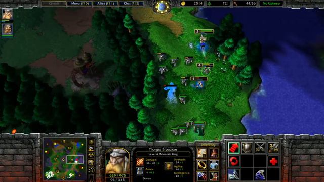 Defeating an Archmage - Level 6 Mountain King Level 5 Paladin - 1v1 - WC3 смотреть онлайн