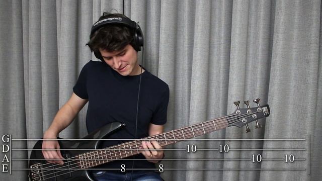 All Time Low - Monsters (Bass Cover With Tab) смотреть онлайн