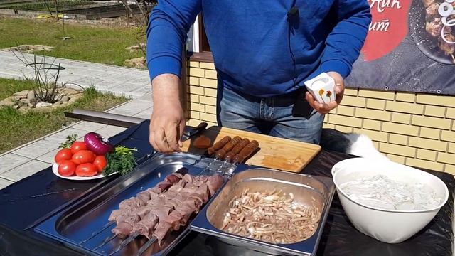 Сочный Шашлык из Говяжьей Печени. в Маринаде с Красным Вином смотреть онлайн