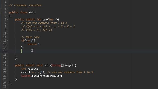 Java Methods Lesson 08) Recursive Sum / Factorial смотреть онлайн