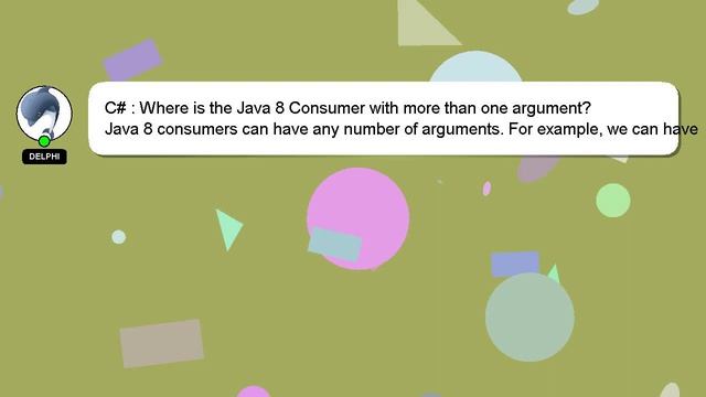C# : Where is the Java 8 Consumer with more than one argument? смотреть онлайн