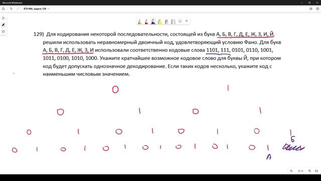 Решение ЕГЭ №4 по информатике | Сборник К. Ю. Полякова №129 смотреть онлайн