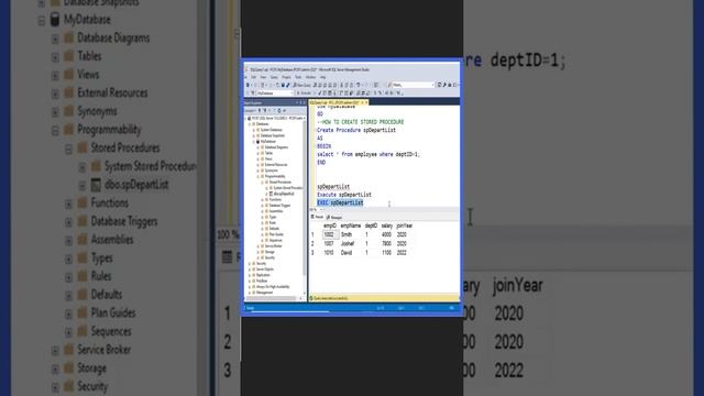 How to Execute Store Procedure 3 Types || SQL interview смотреть онлайн