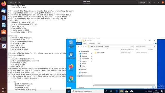 Uso de Samba para compartir carpetas con equipos Windows смотреть онлайн