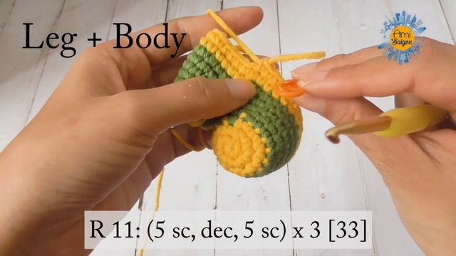 #038 | Crochet Giraffe Couple (1/3) | Giraffe In Overalls | Crochet Animal Amigurumi | @Ami Saigon смотреть онлайн