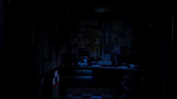 Five Nights at Freddy's 1 Power Runs Out (Jumpscare Warning)