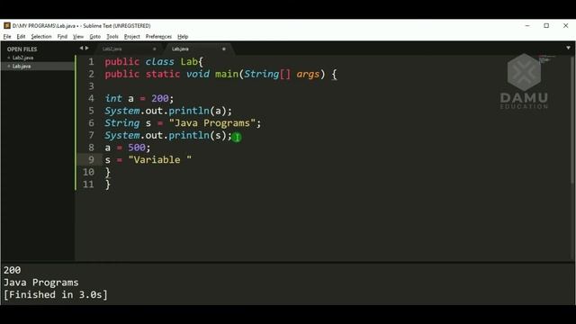 Different Types Of Variable Declaration & Initialization Programs | Core Java Programs with Output смотреть онлайн
