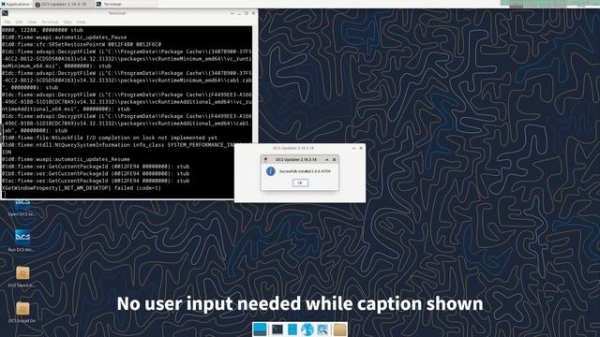 DCS World Dedicated Server Docker example install video