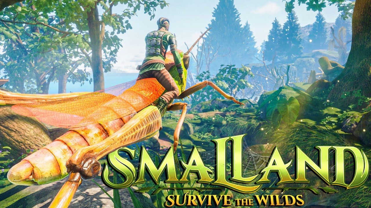Smalland: Survive The Wilds. Мочим большого таракана и фармим!!!