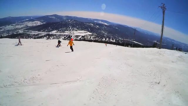 Как я учился кататься на сноуборде. Часть 2 #ВпервыеНаДоске смотреть онлайн