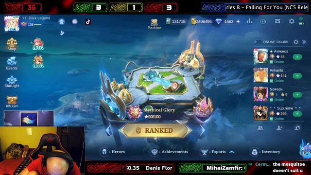 Solo Q 588 Matches [57.14%] Win Rate (91) Stars | META Heroes Season 29 | Mobile Legends смотреть онлайн