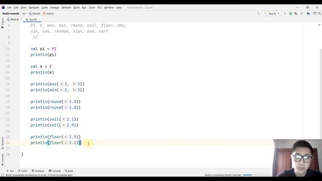 Kotlin dasturlash tili | 11-dars: Math functions смотреть онлайн