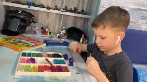 Как слепить Бонни из пластилина DIY Five Nights at Freddy's Toy Bonnie from clay