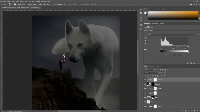 The Making of a Fantasy Photo-Manipulation using Stock Images | Photoshop Tutorial смотреть онлайн